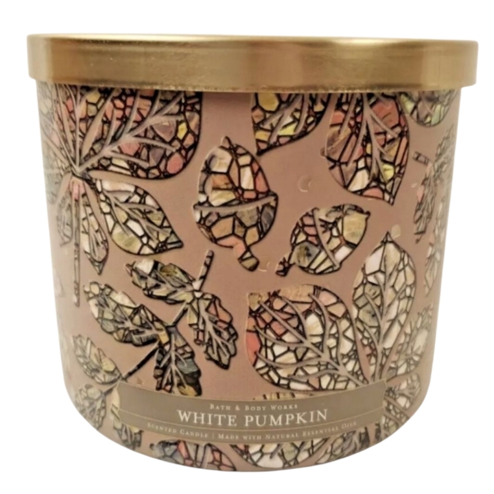 Bath & Body Works White Pumpkin 3-Wick Candle